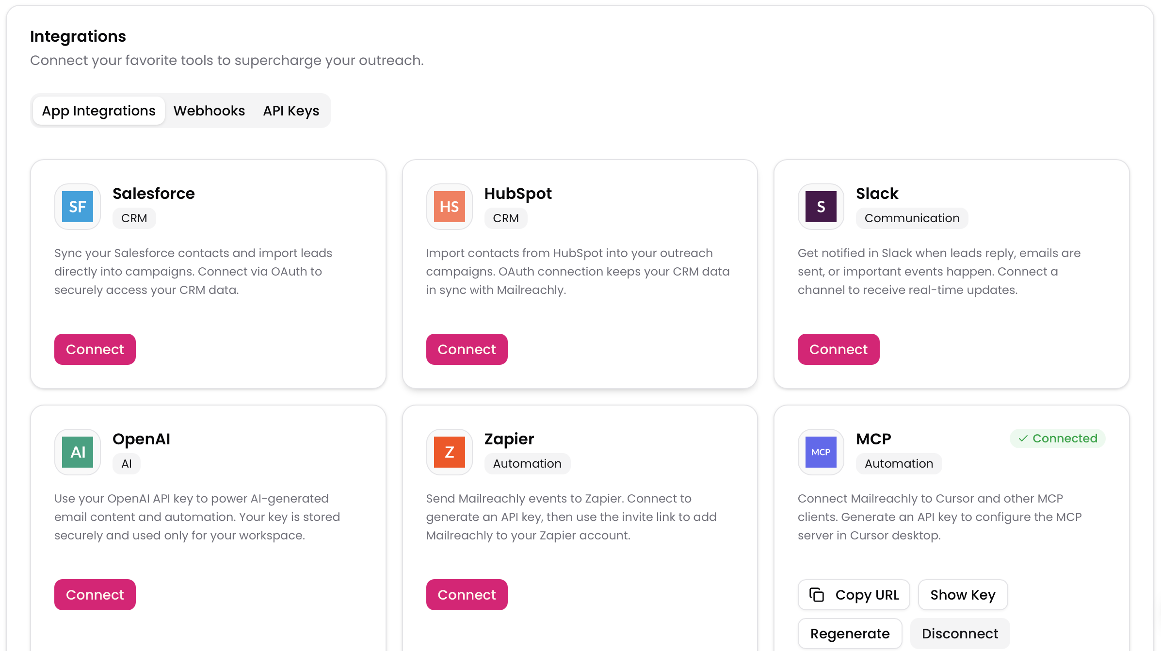 Integrations and API